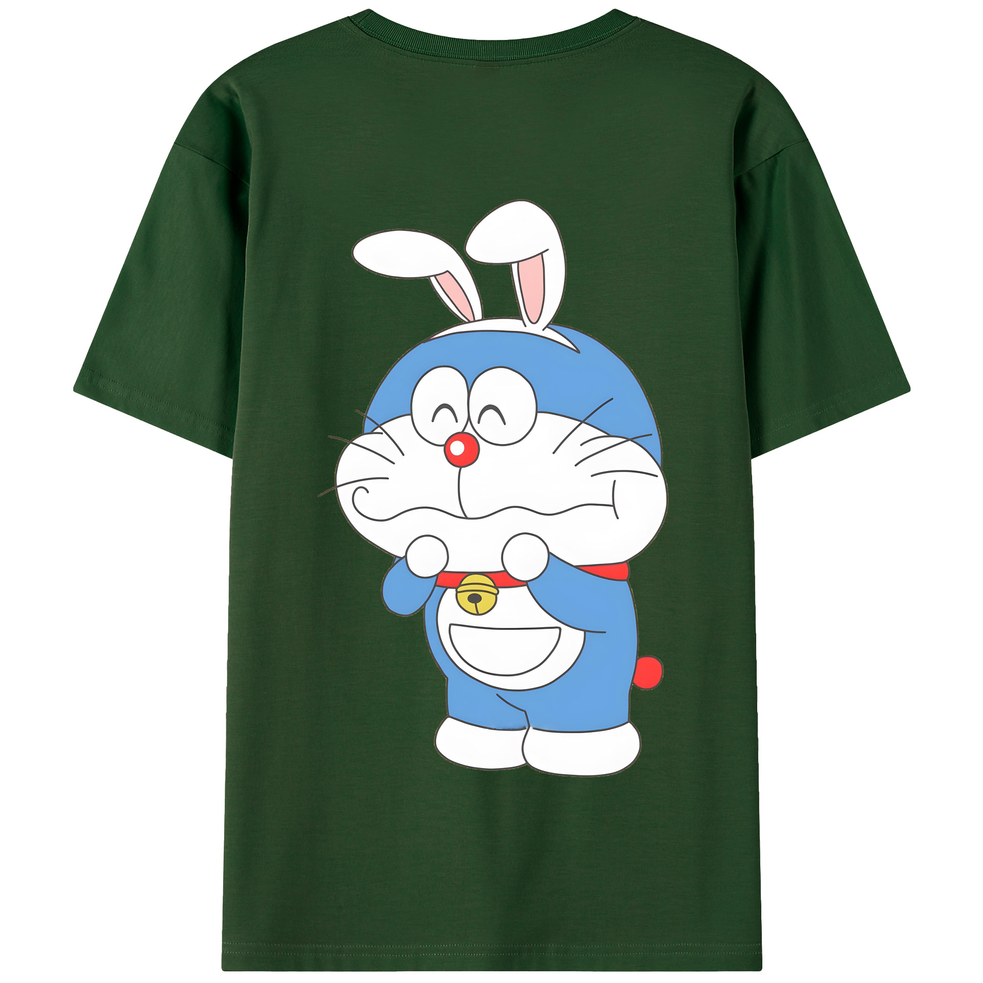 （画像用） ドラえもん Doraemon 綿100％半袖Tシャツ（背面プリント）